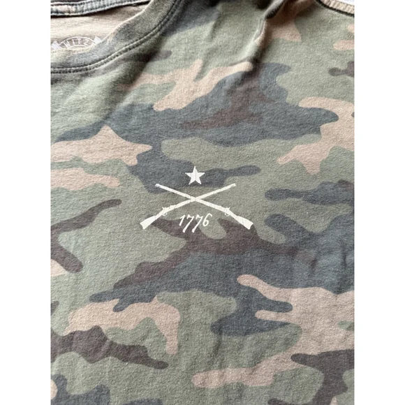 Howitzer Patriot MFG 1776 The Right To Bear Arms Infringed T Shirt Size XL Camo - Picture 4 of 9